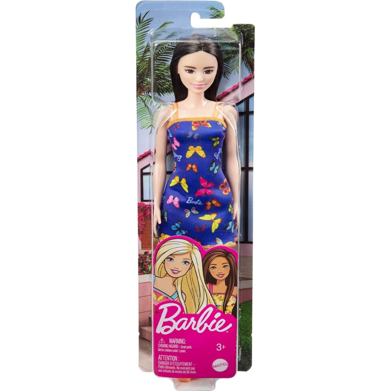 Barbie HBV06 doll blue dress