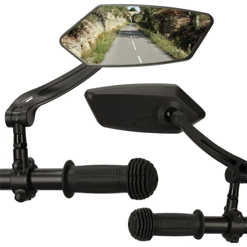 Justerbar 360° Bakspegel för Cykel, 2 st