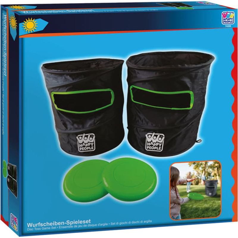 Kastlek med flygande frisbee