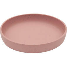 KIKKABOO Platinum tallrik i silikon Blush