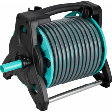 LUARO trädgårdsslang på rullställ med sprutpistol och kopplingar, 30 m