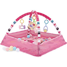 Playmat with 18 balls Pink Birds