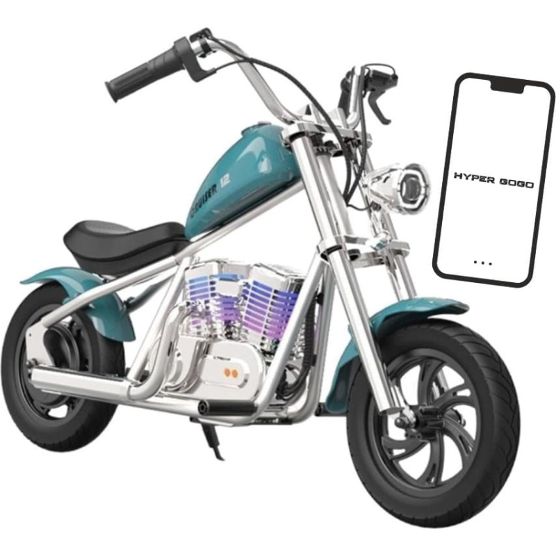 Hyper Gogo C12 ELECTRIC MOTORCYCLE APP BLUE