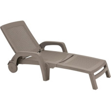 Bica Miami solsäng, beige