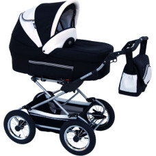 Baby Fashion FANARI Universal stroller 3in1, 103 black+white