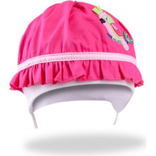 Yo Baby Cepurīte PINK PARROT (40-44 cm) CLU-067-izpārdošana