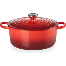 Le Creuset Čuguna katls apaļš Ø24cm / 4,2L sarkans