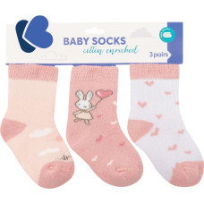 Baby socks thermal Rabbits in Love 2-3y