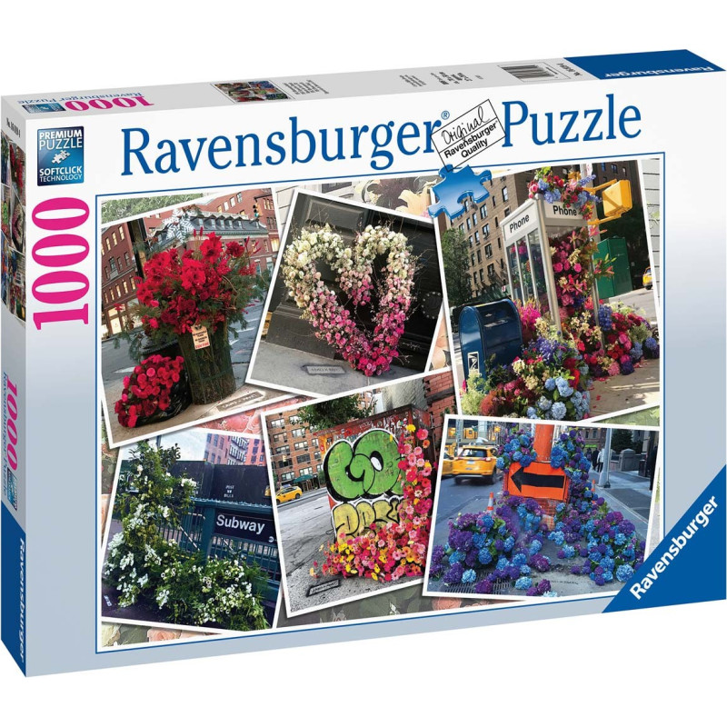 Ravensburger puzzle NYC Flower Flash 1000p 16819