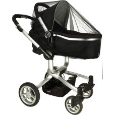 Elastiskt myggnät för barnvagn, 140 cm, svart
