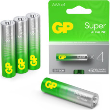 GP Alkaliskt batteri LR03/AAA 4 st.