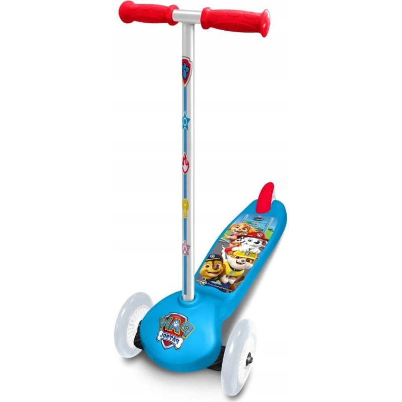 Trehjulig sparkcykel med Paw Patrol-tema