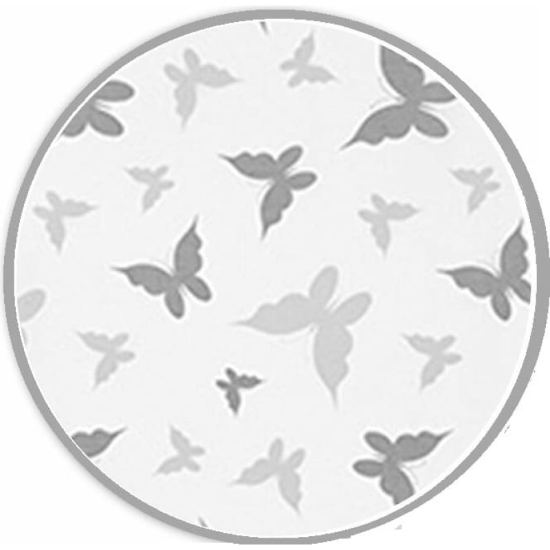 Ankras Bedding set - 6  parts - 120/90/360 - BUTTERFLY - GREY