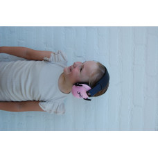 Jippie’s bullerdämpande hörlurar för barn, ljusrosa — 858524