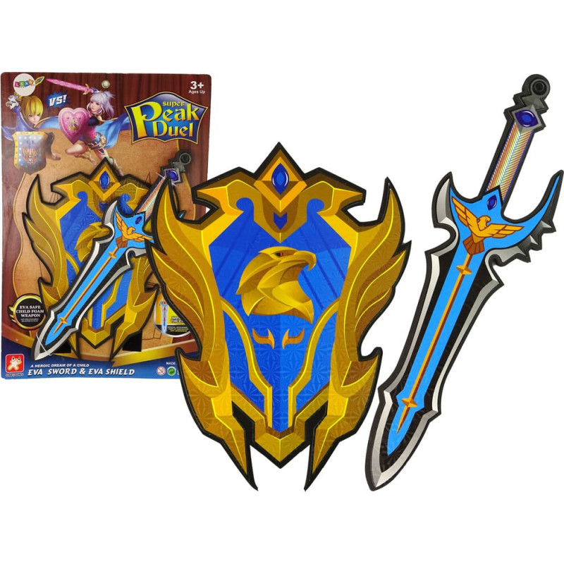 Svärd och sköld i EVA-skum