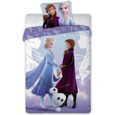 FARO Sängklädesset Frozen 002W 160x200 + 70x80 cm, bomull