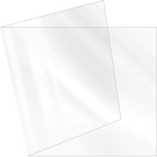 Springos Chair mat, office chair 102x125x0.1cm transparent desk pad