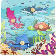 VIGA Koka puzle Sea Animals 44594