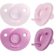 Philips Avent SCF099/27 Soothie napp och bitring flicka, 0-6m