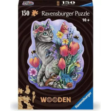 Ravensburger träpussel Lovely Cat, 150pcs 10+