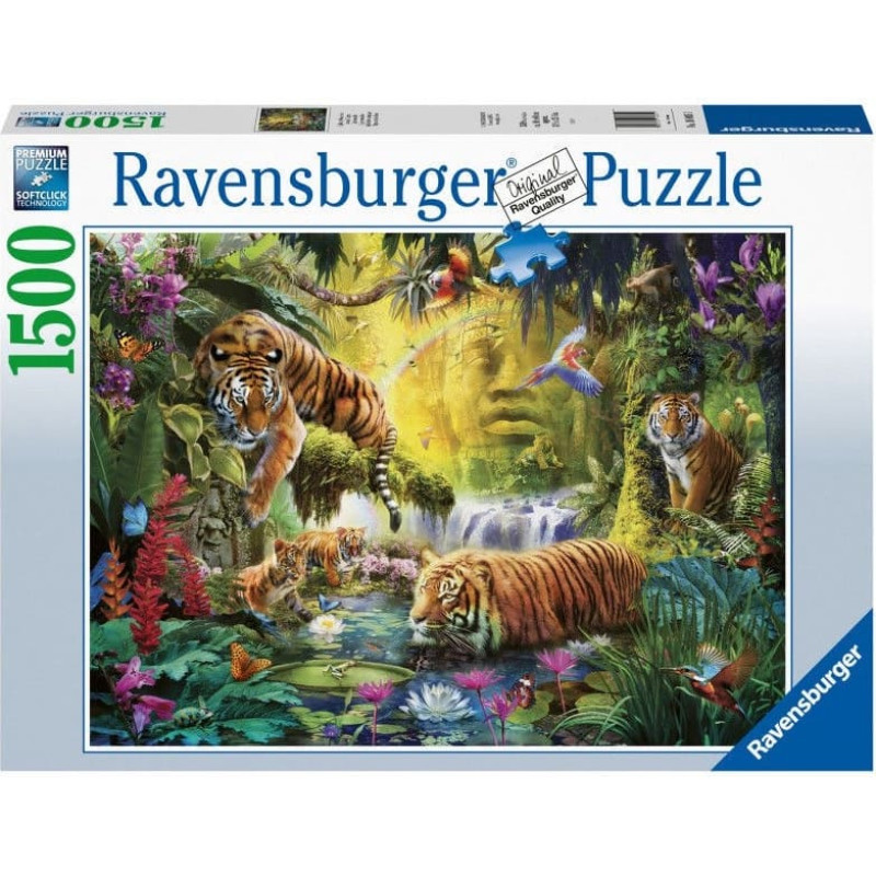 Ravensburger Puzzle Tranquil Tigers 1500p 16005