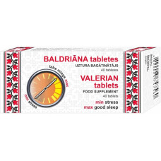 Farmakom VALERIANAtabletter N40 (150 mg pulver av valerianarot och jordstam)