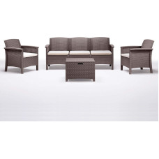 BICA Trädgårdsmöbelset VENEZIA 3 BEIGE