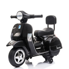 KIKKABOO uppladdningsbar licensierad motorcykel Vespa PX150 Black