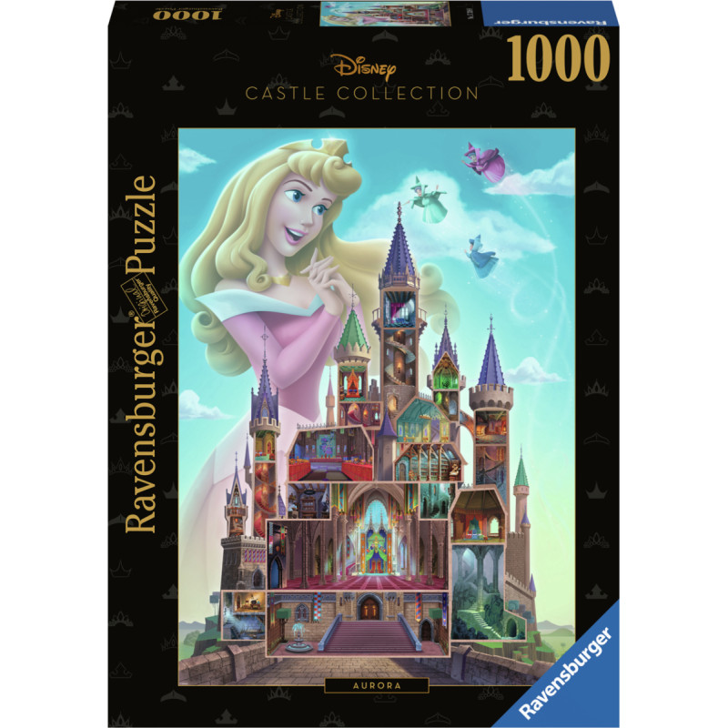 Ravensburger Puzzle Disney Aurora Castle 1000pc 17338