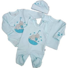 Koala Baby Baby linen set - 4 parts - 11-166 - UMBRELLA - BLUE -  size 56