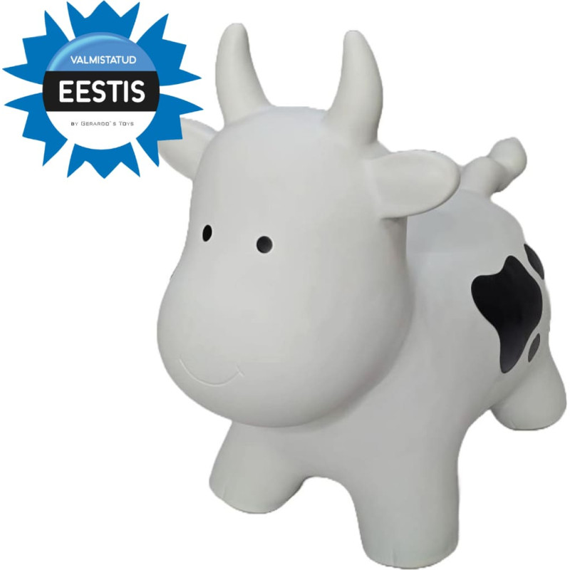 Gerardo's Toys Jumpy hoppdjur – ko, grå