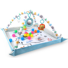 Milly Mally 6147 TinyMini JL656-2A pedagogisk lekmatta 2-i-1 "Lek i bergen"