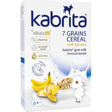 Kabrita 7 grains cereal with Banana goat milk formula based for babies from 6 months, 180g