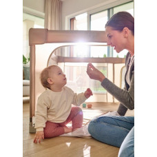 Lionelo hopfällbar lekhage Florence Beige Sand