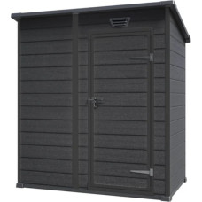 Keter Gartenhaus Essential Shed 6×4, dunkelgrau/schwarz