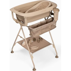 Twistshake Luxury Bath Kit Mocha - hopfällbart babybadkar med badställ v2 79265