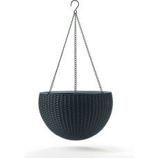 Keter Puķu pods karināms Hanging Sphere Planter pelēks