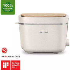 PHILIPS Eco Conscious Edition Tosteris, 830W, zīda balti matēts HD2640/10