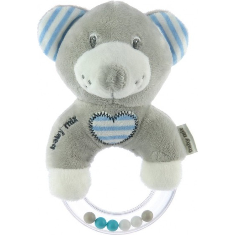 Baby Mix Plīša grabulis BLUE BEAR BabyMix 41551