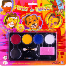 Ansiktsfärger, 5 färger