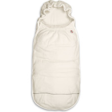 Lodger Mini Bunker Teddy – Året runt-sovsäck för bilbarnstolar, Cloud Dancer – BKM 101