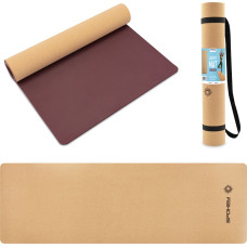 Spokey SAVASANA yogamatta med korkyta