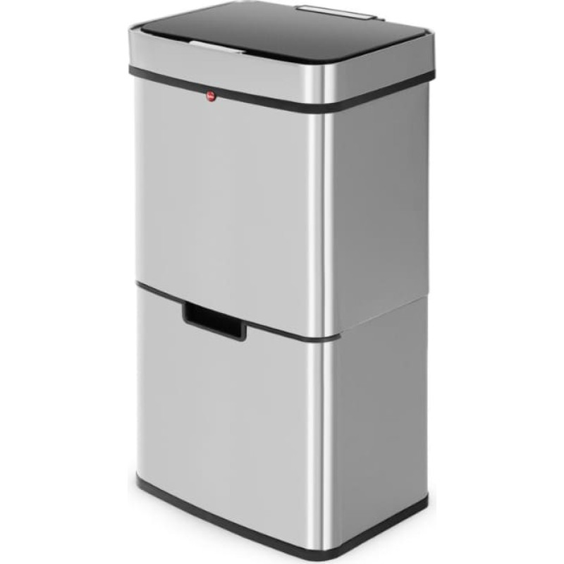 Hailo avfallssorteringssystem Öko Vario XL / 2×25L / rostfritt stål