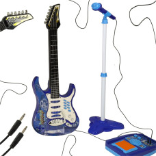 Blå elgitarr IMPORT