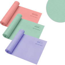 Spokey RIBBON TEX set – 3-pack träningsband med motstånd