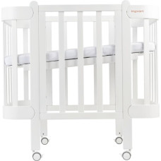Ingvart Bed 5-in-1 Nika 60 with movable part (60х94, 60х120) white