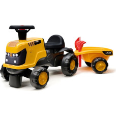 Falk åktraktor JCB Fastrac med släp, spade och kratta, 1–3 år