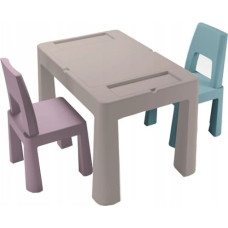 Tega Baby bord och 2 stolar TEGGI MULTIFUN sten/ljung/turkos (TI-011-179)