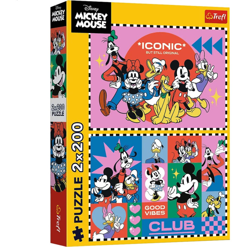 TREFL Pussel ”Tid med vänner – Disney”, 2×200 bitar
