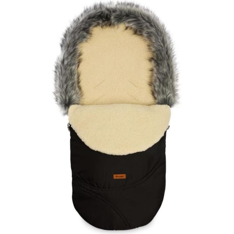 Sensillo Eskimo Romper Bag – black/wool